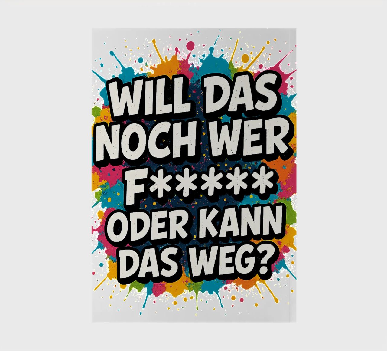 WILL DAS NOCH WER F***** ODER KANN DAS WEG? diario da Vintage Van Gogh