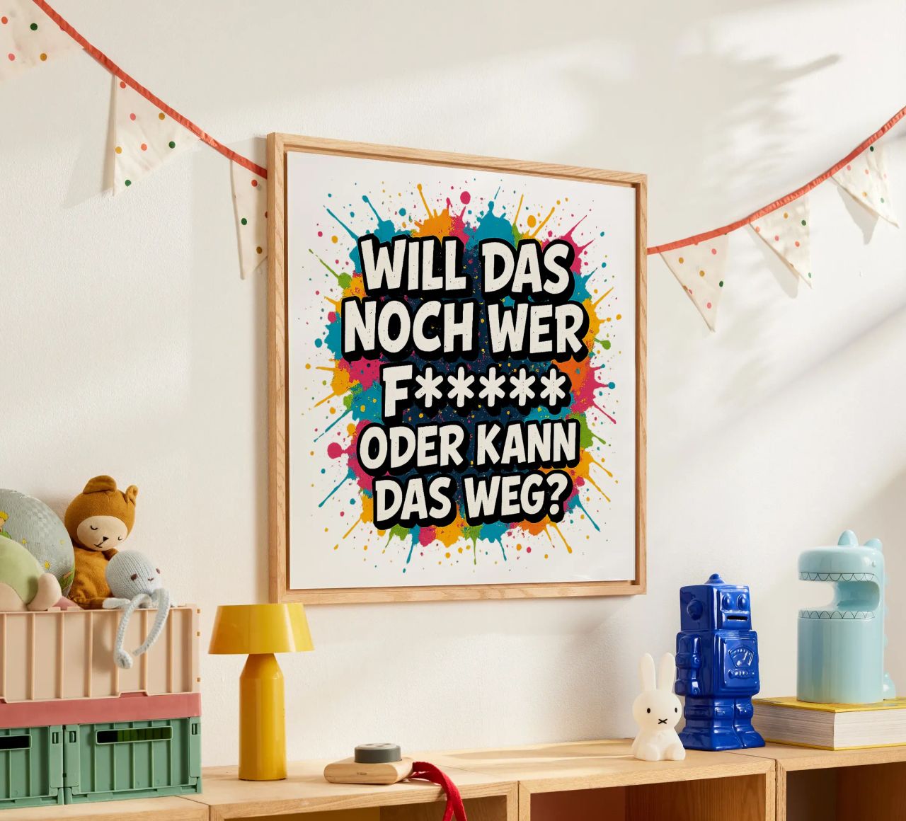 WILL DAS NOCH WER F***** ODER KANN DAS WEG? plexiglass da Vintage Van Gogh