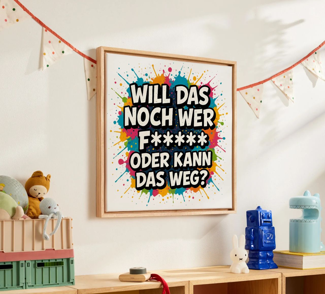 WILL DAS NOCH WER F***** ODER KANN DAS WEG? tela da Vintage Van Gogh
