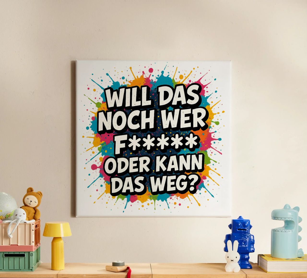 WILL DAS NOCH WER F***** ODER KANN DAS WEG? tela da Vintage Van Gogh
