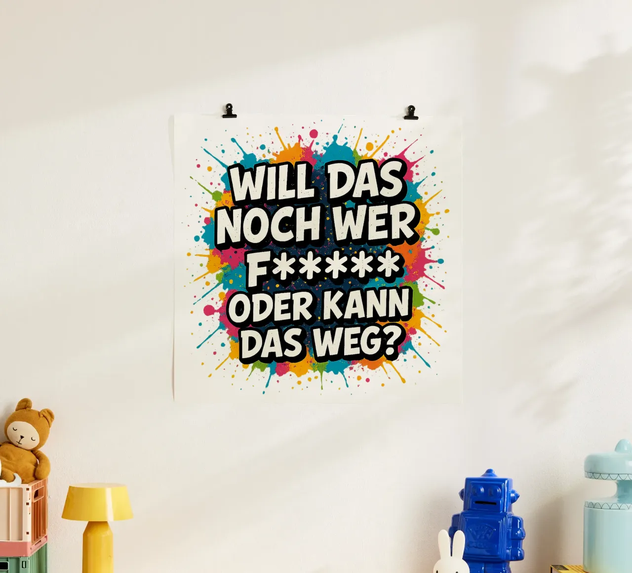 WILL DAS NOCH WER F***** ODER KANN DAS WEG? hahnemühle by Vintage Van Gogh
