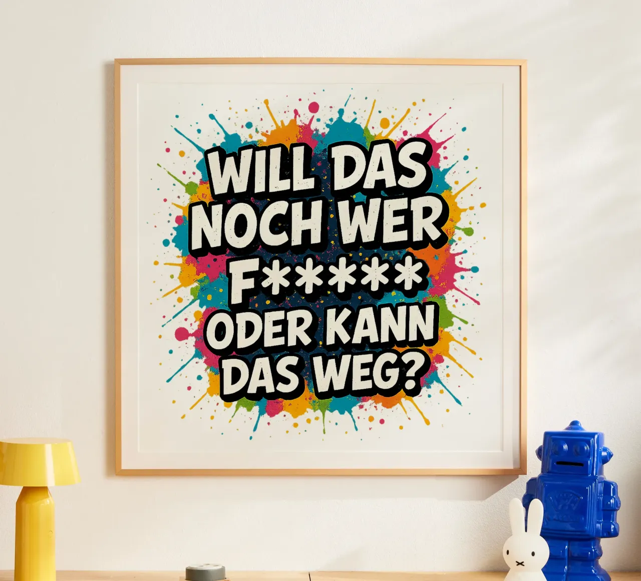 WILL DAS NOCH WER F***** ODER KANN DAS WEG? hahnemühle by Vintage Van Gogh