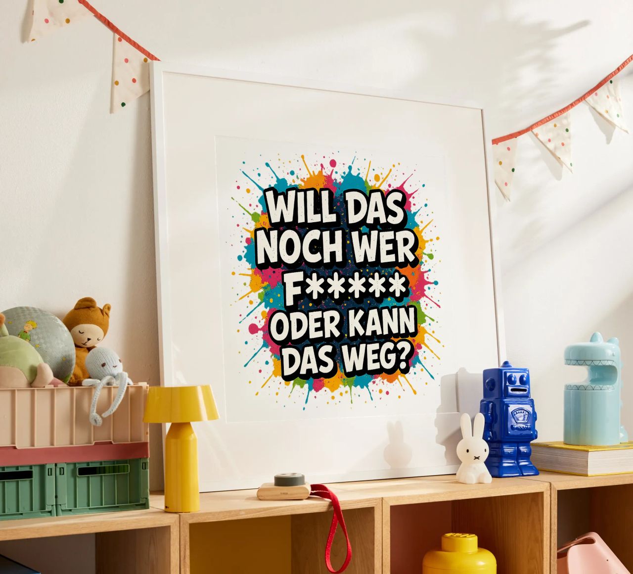 WILL DAS NOCH WER F***** ODER KANN DAS WEG? poster da Vintage Van Gogh