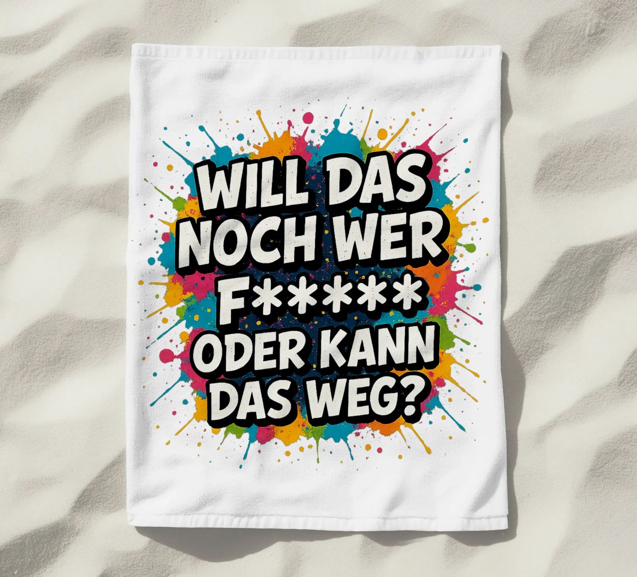 WILL DAS NOCH WER F***** ODER KANN DAS WEG? telo mare da Vintage Van Gogh