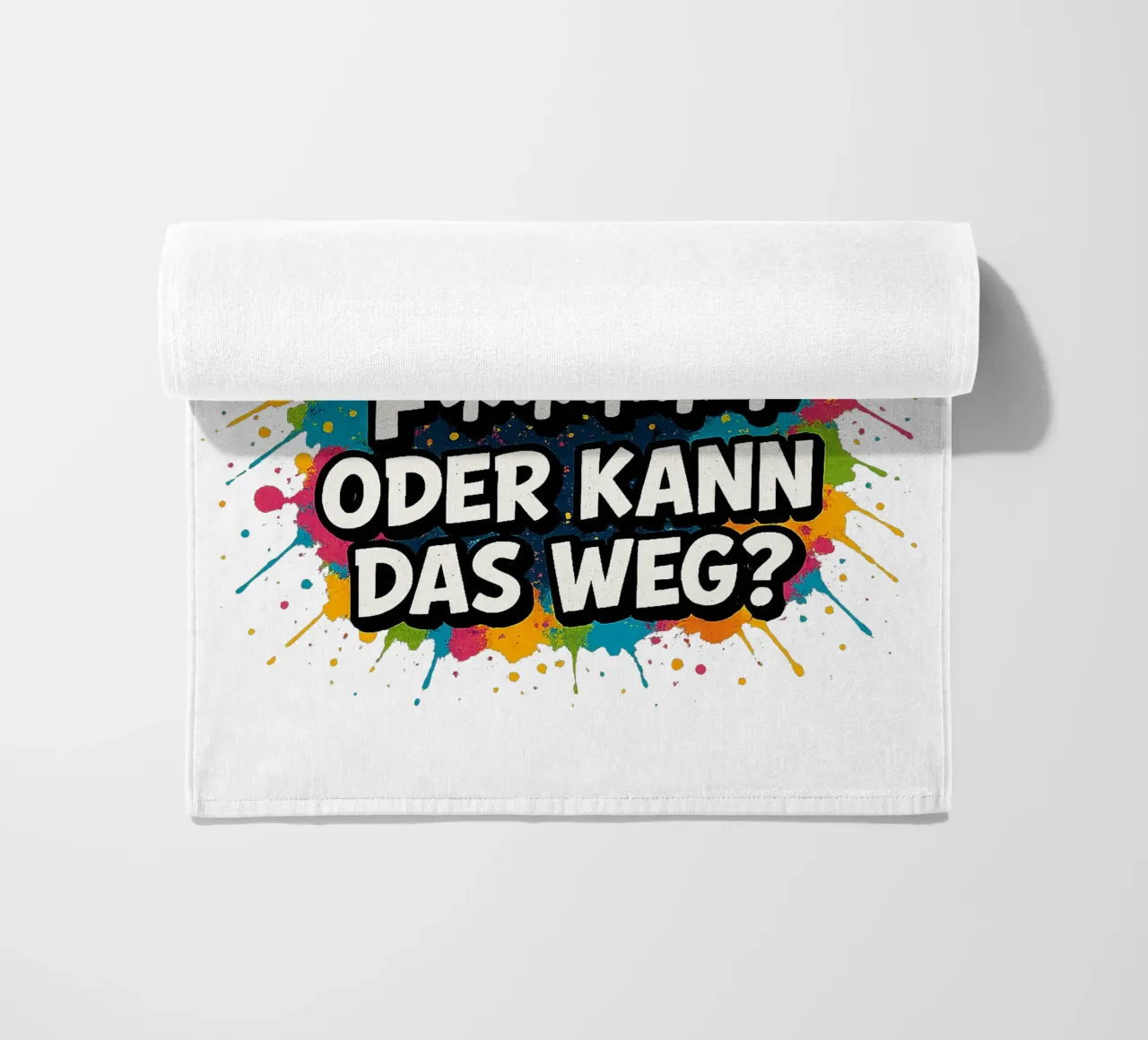 WILL DAS NOCH WER F***** ODER KANN DAS WEG? Strandtuch von Vintage Van Gogh