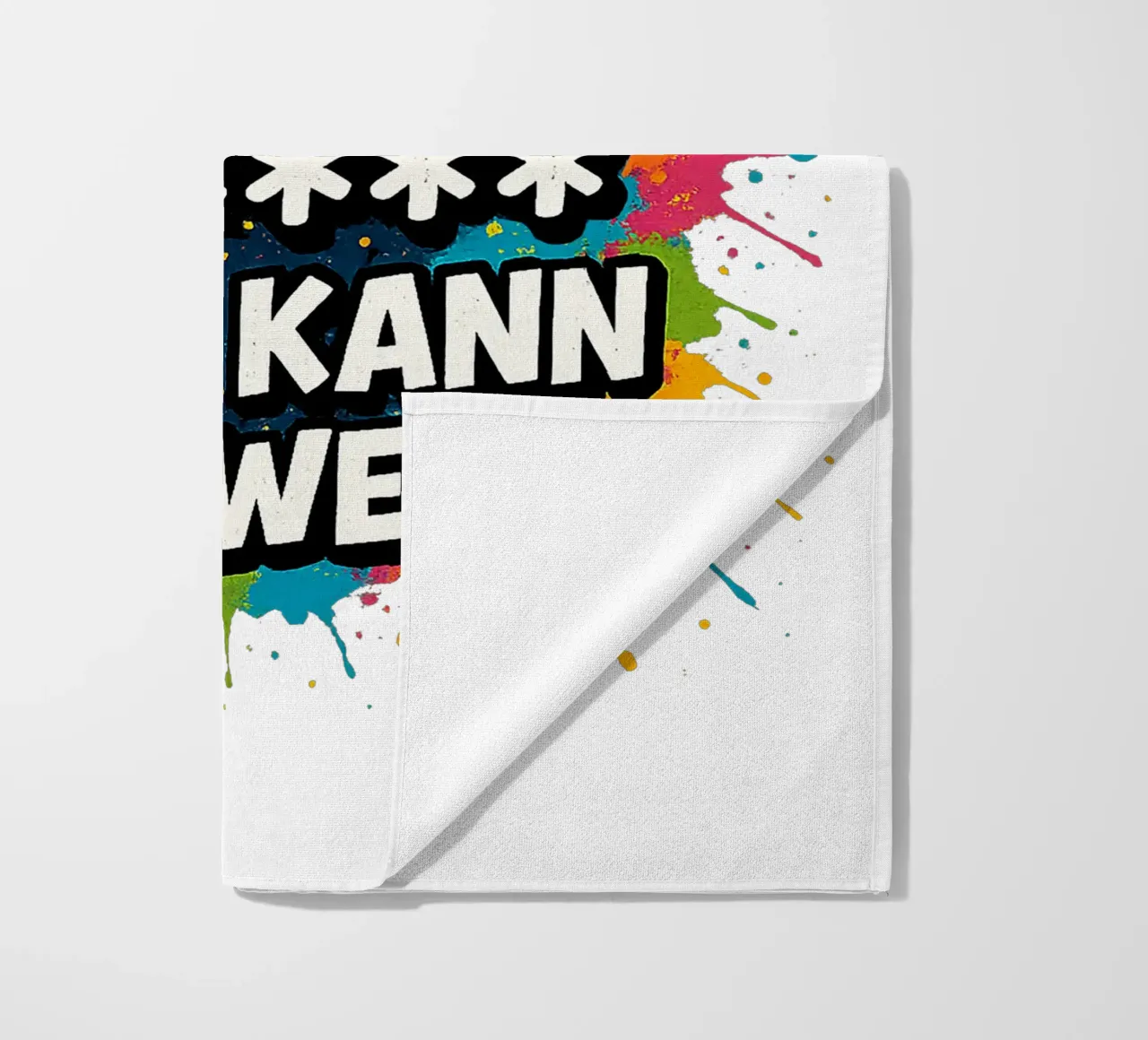 WILL DAS NOCH WER F***** ODER KANN DAS WEG? Strandtuch von Vintage Van Gogh
