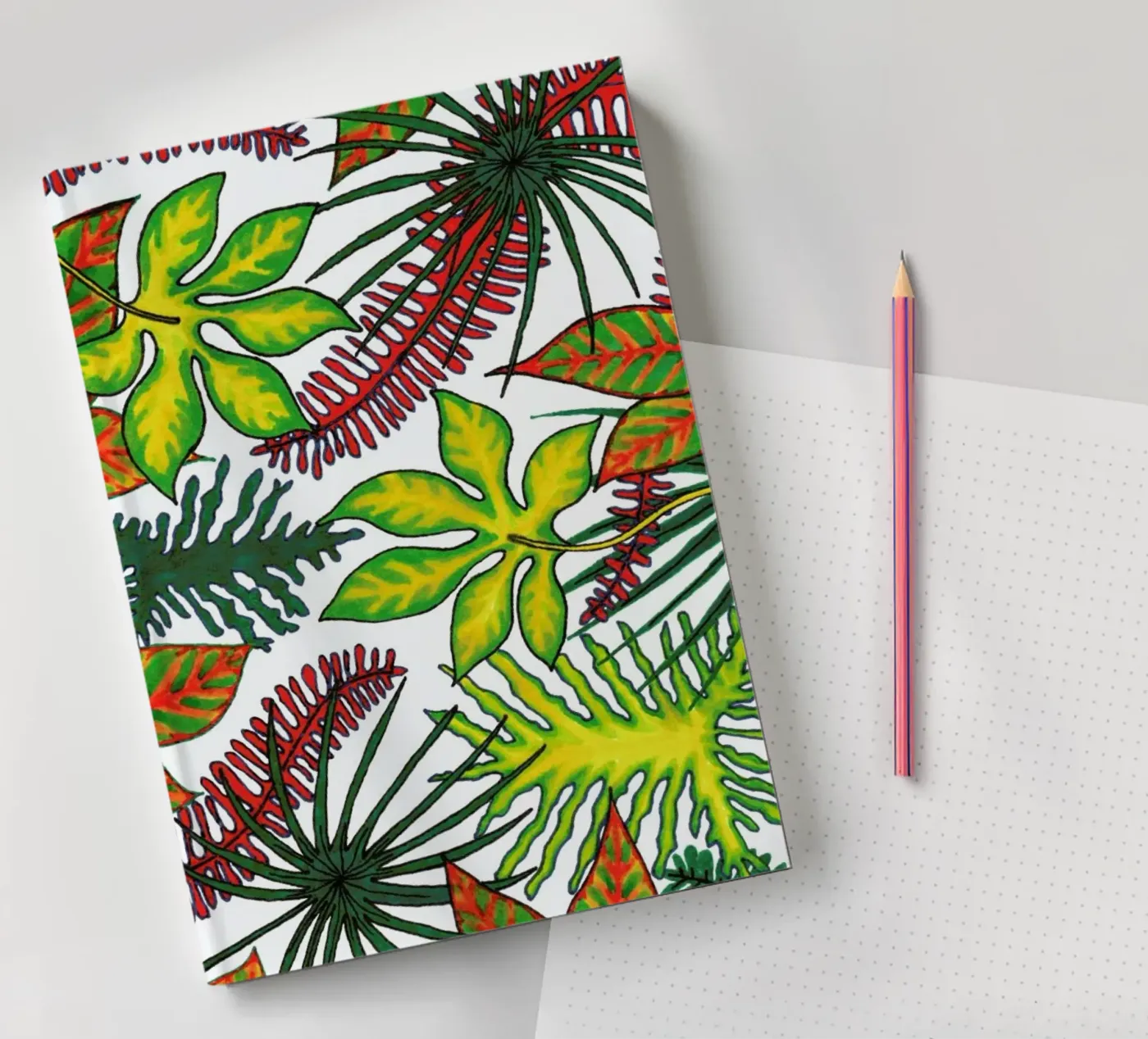 Florida Flora Pattern notebook by KP Design