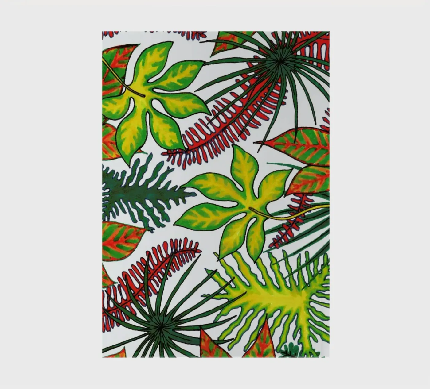 Florida Flora Pattern notebook by KP Design