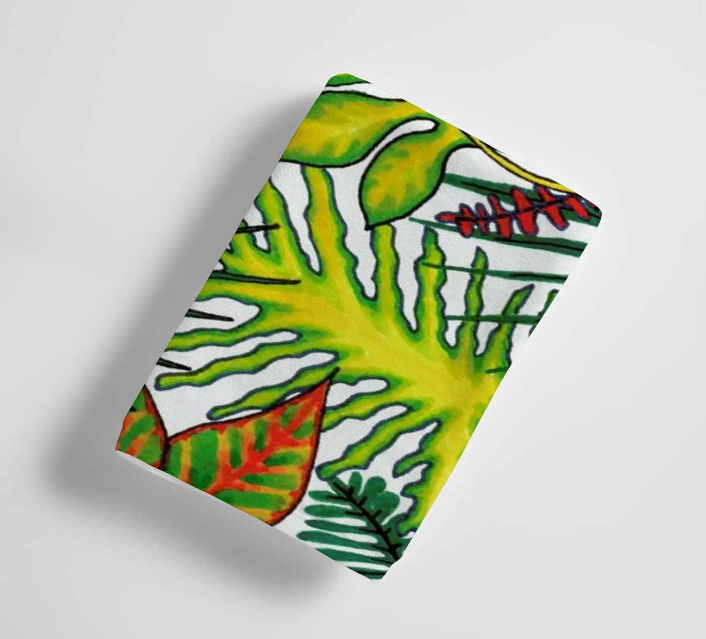Florida Flora Pattern towel by KP Design