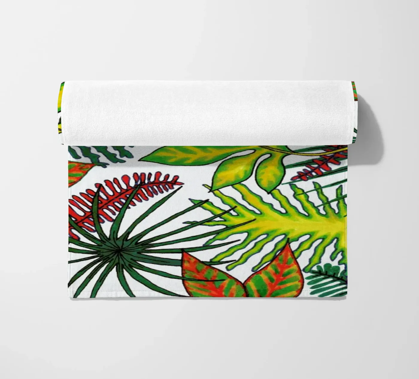 Florida Flora Pattern strandhanddoek van KP Design