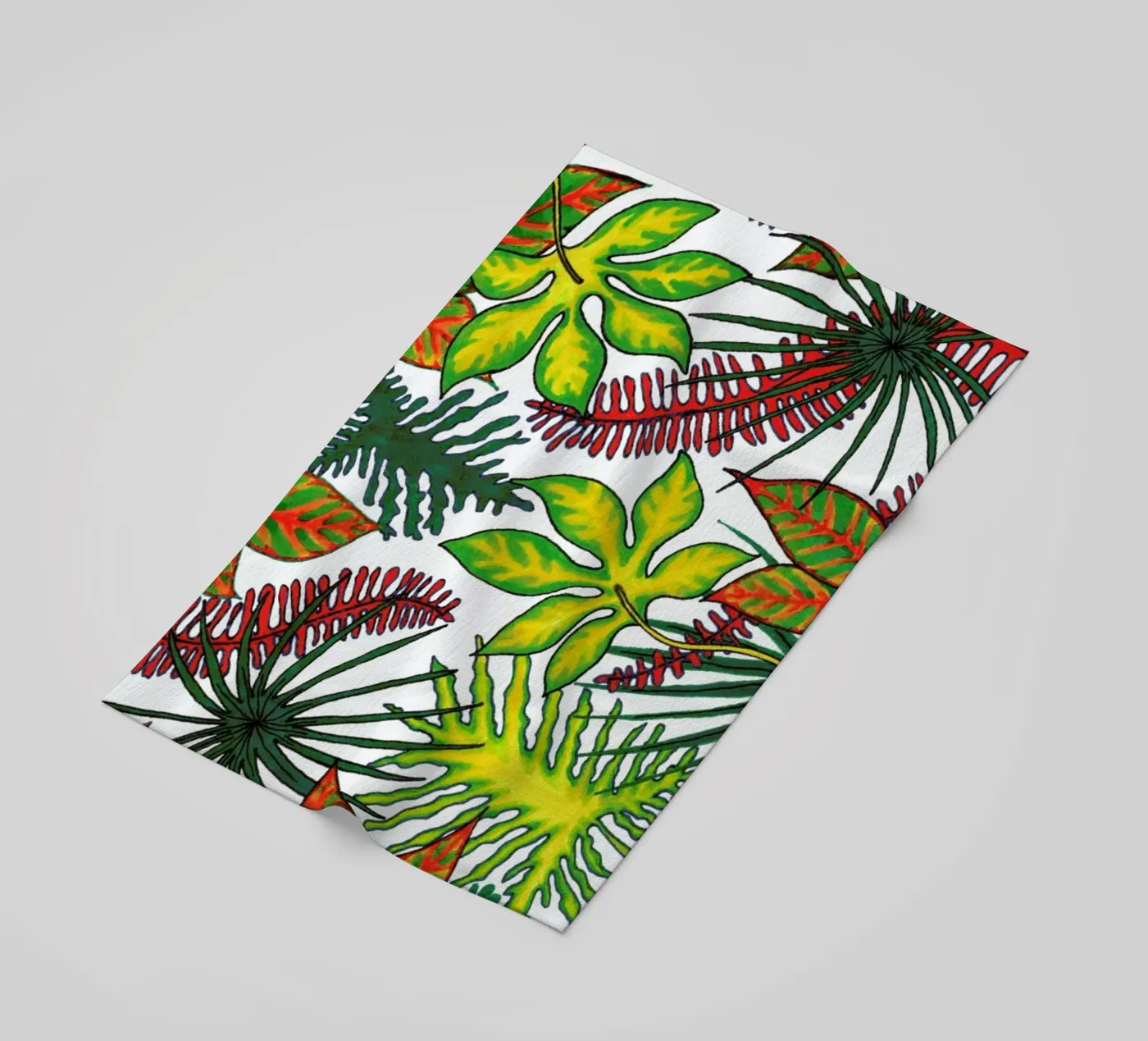 Florida Flora Pattern strandhanddoek van KP Design