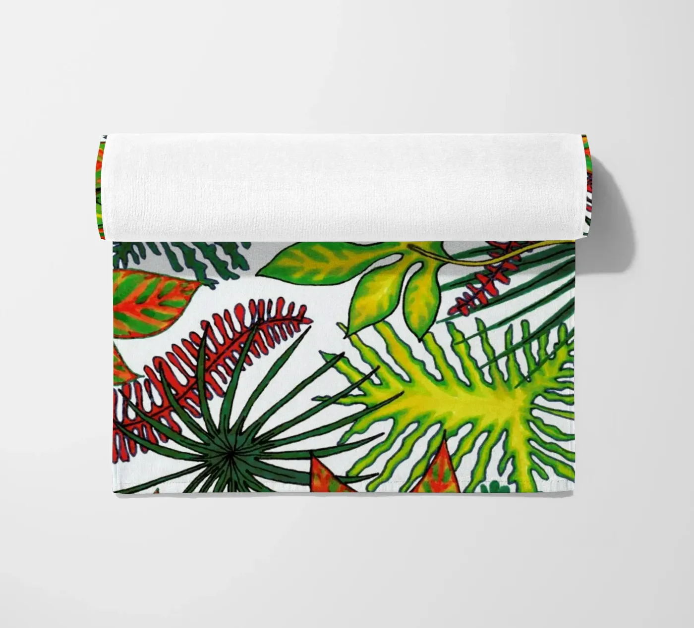 Florida Flora Pattern strandhanddoek van KP Design