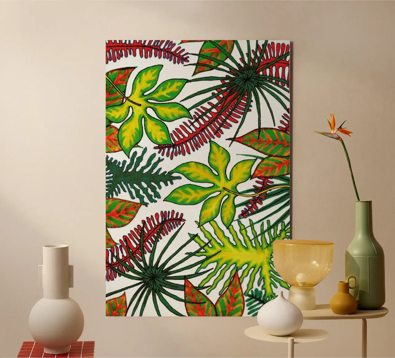 Florida Flora Pattern alluminio dibond da KP Design