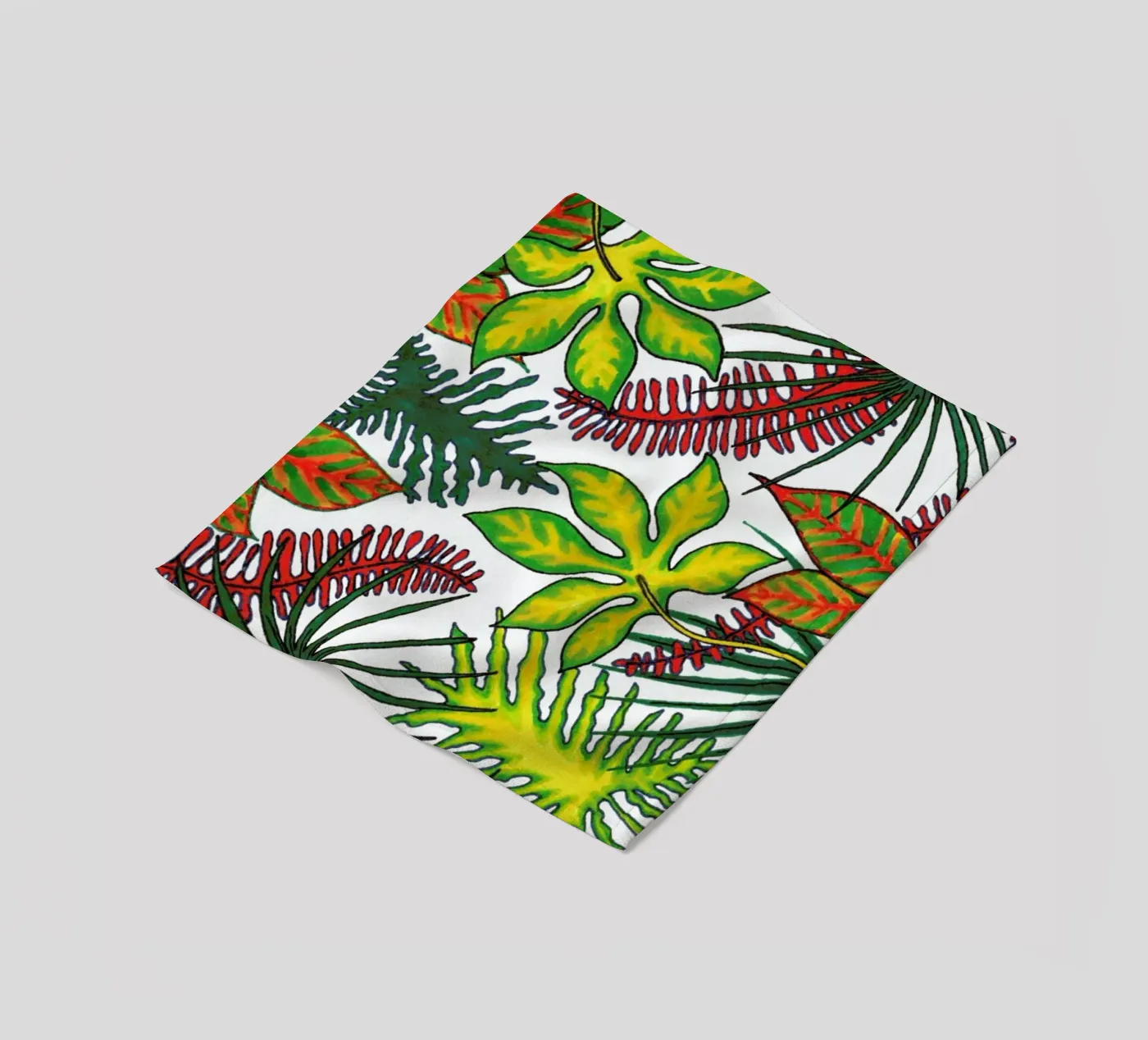Florida Flora Pattern Fleecedecke von KP Design
