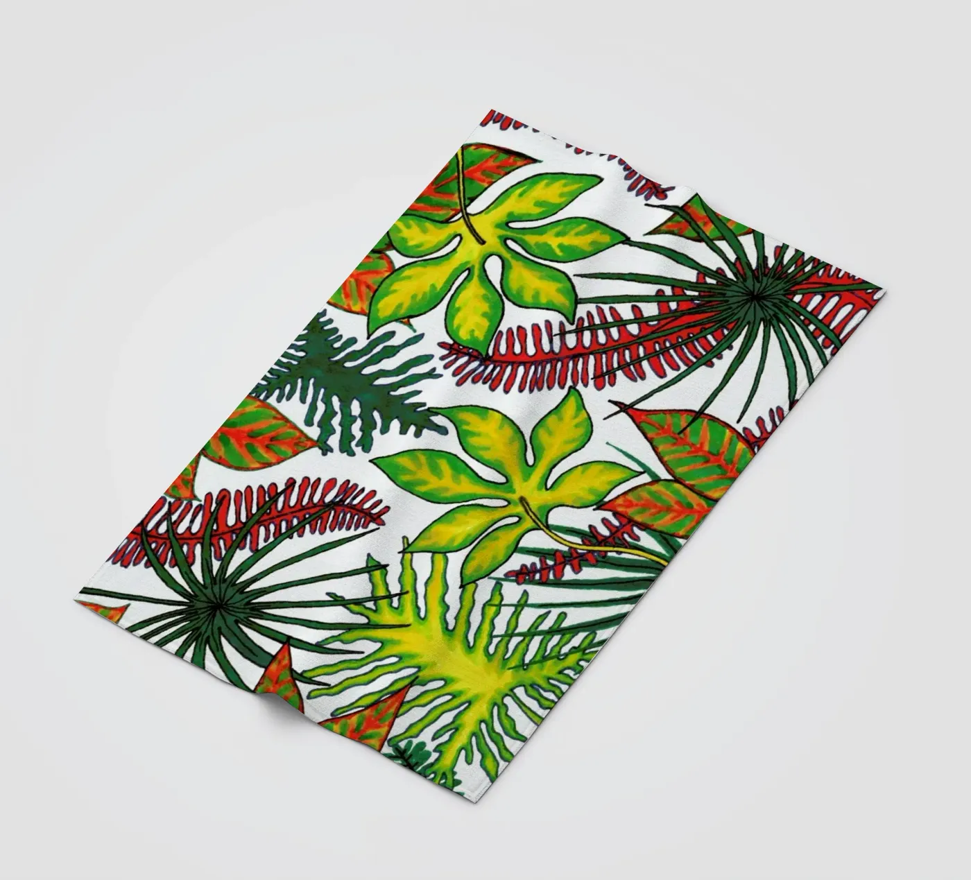 Florida Flora Pattern fleecedeken van KP Design