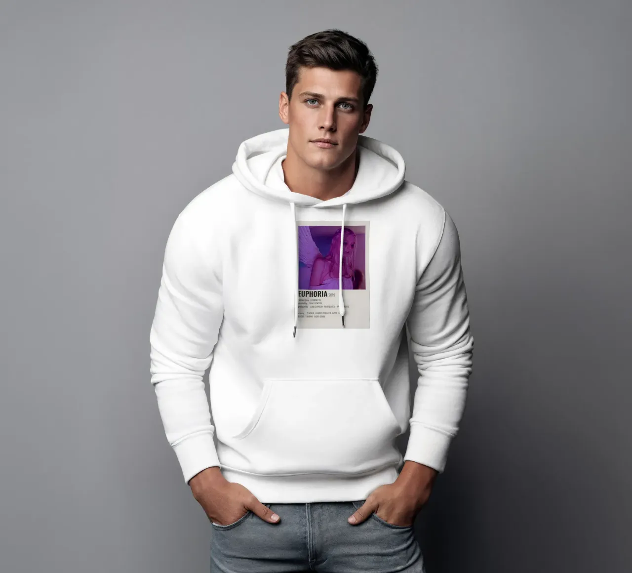 EUPHORIA 2019 felpa con cappuccio da MVFminimalist