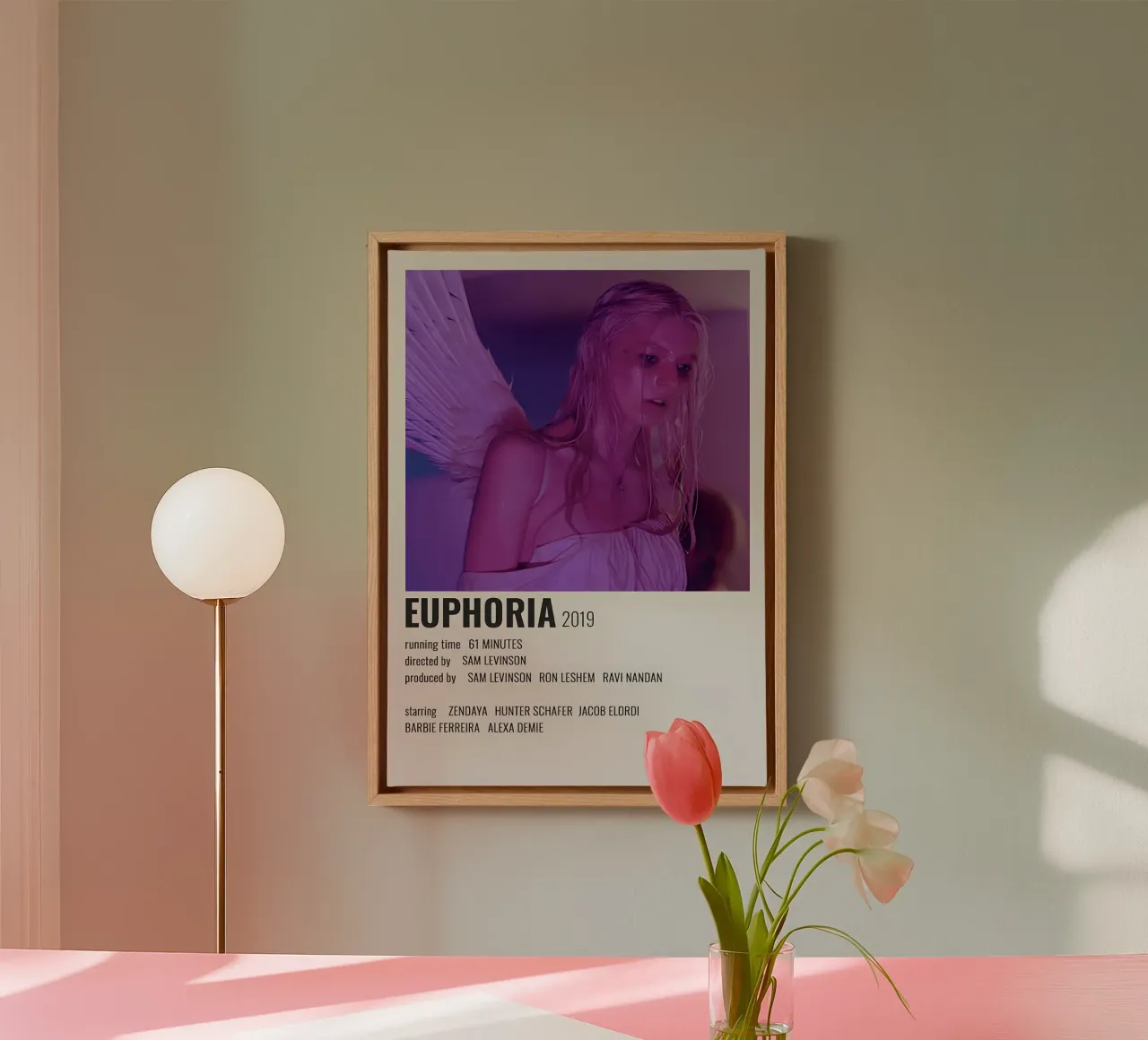 EUPHORIA 2019 tela con Cornice a cassetta da MVFminimalist