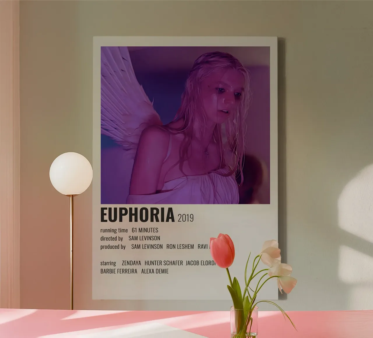 EUPHORIA 2019 tela con Cornice a cassetta da MVFminimalist