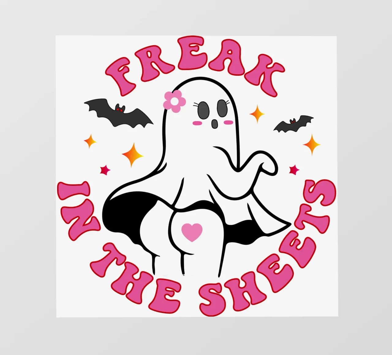 Freak nel lenzuolo donne Halloween pellicola backlit da ersanim