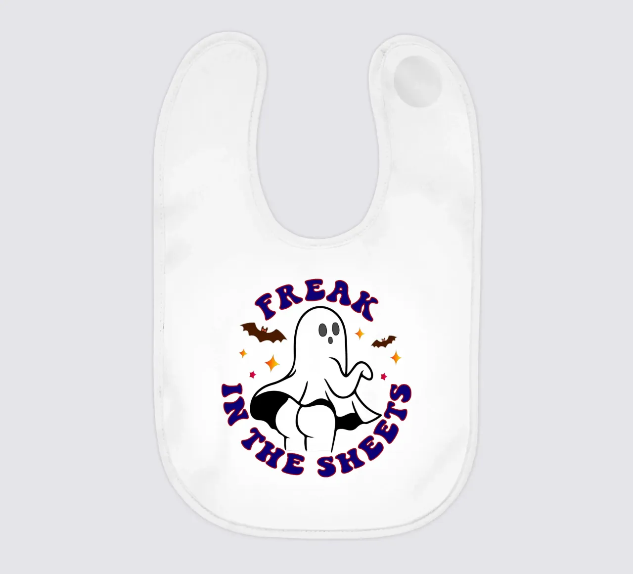 Freak nel lenzuolo donne Halloween bavaglino da ersanim