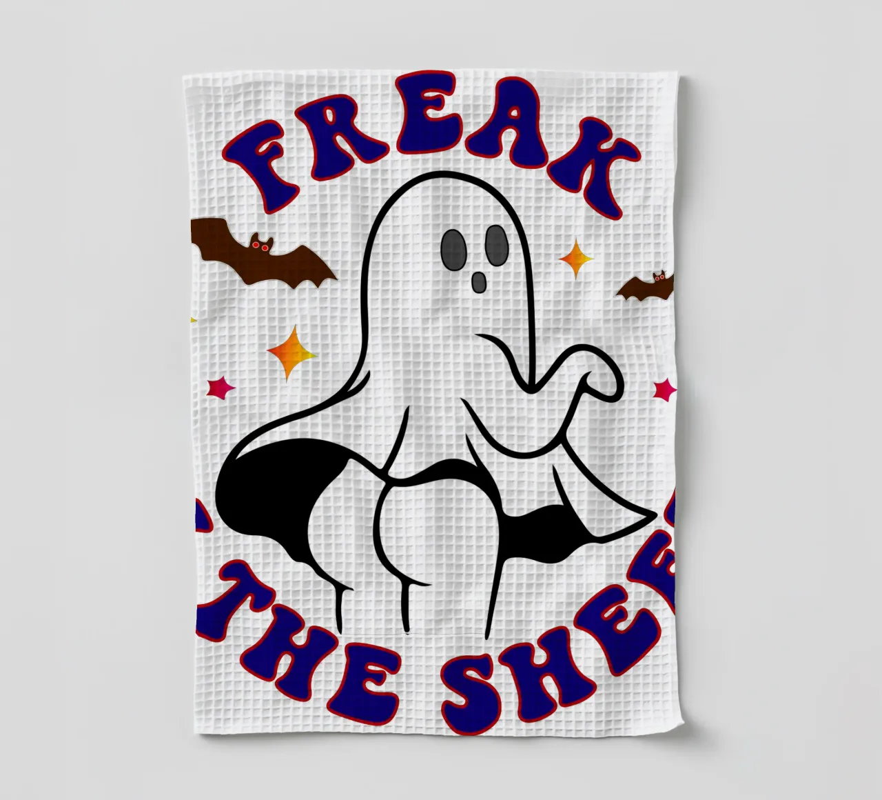 Freak nel lenzuolo donne Halloween canovaccio da cucina da ersanim