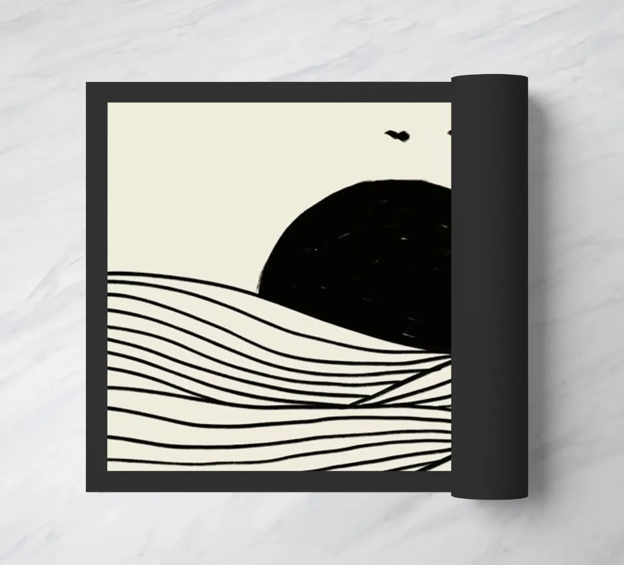 Flying East doormat by Graphite