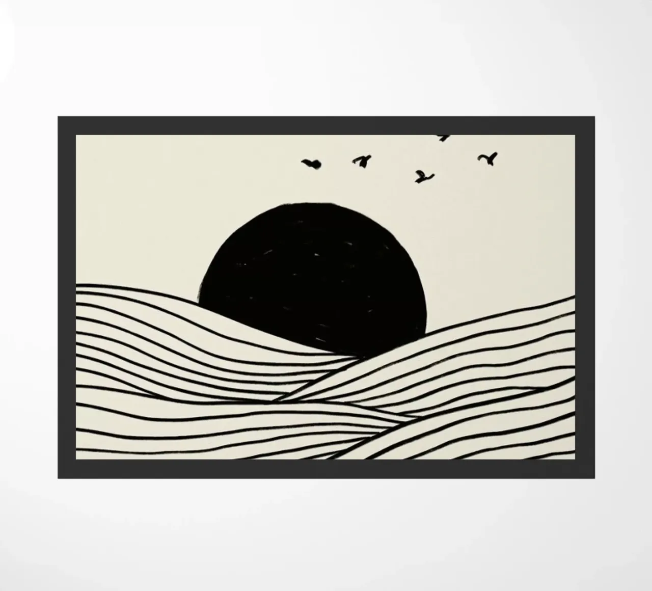 Flying East doormat by Graphite
