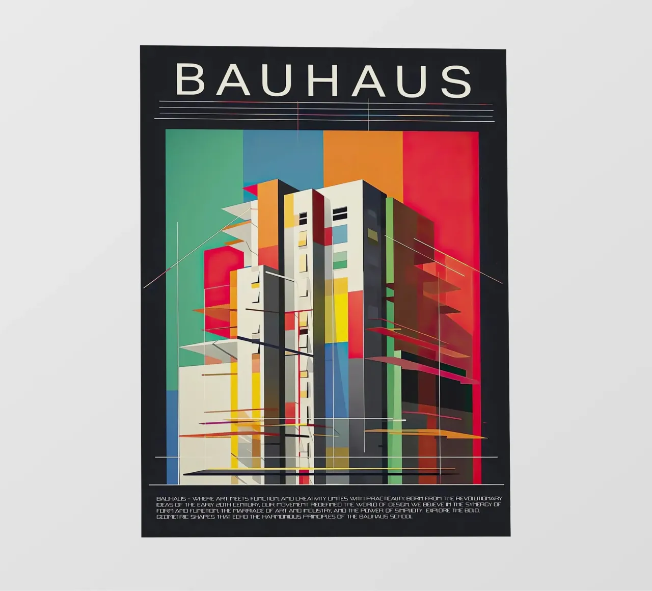 Bauhaus telo in pvc da Maegan