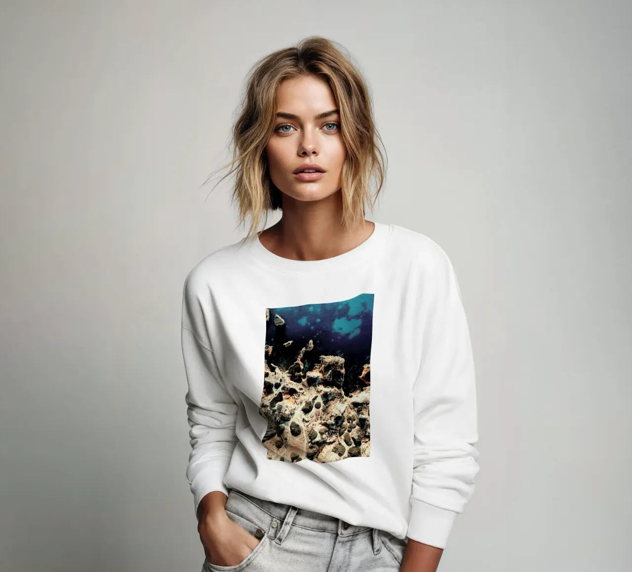 Abstract Coast felpa da Sebastian Hilgetag