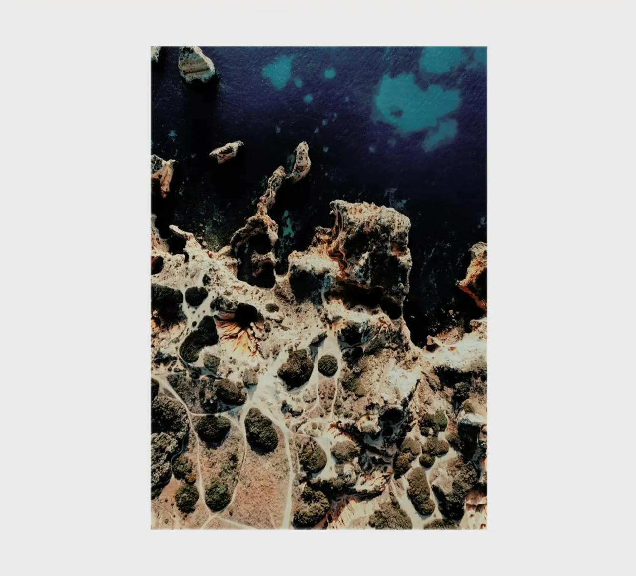 Abstract Coast notebook by Sebastian Hilgetag