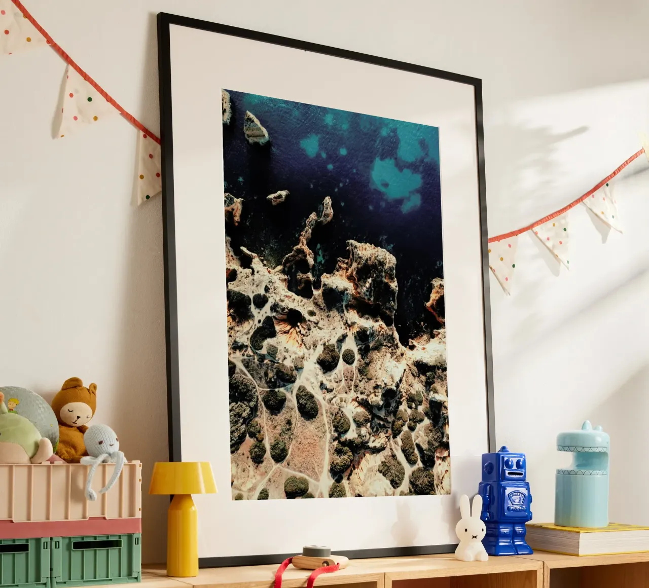 Abstract Coast poster da Sebastian Hilgetag