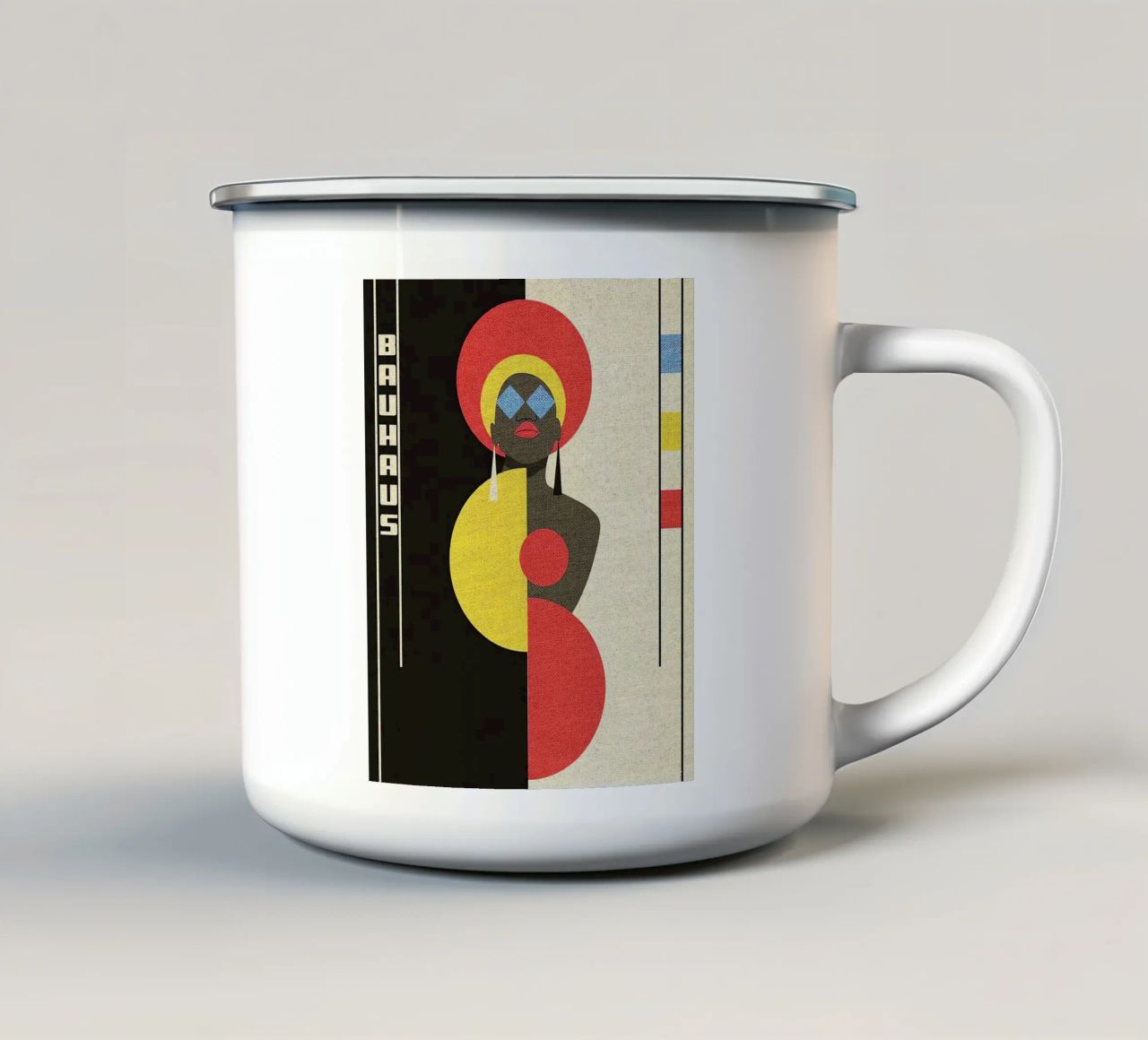 Bauhaus tazza in smalto da Maegan