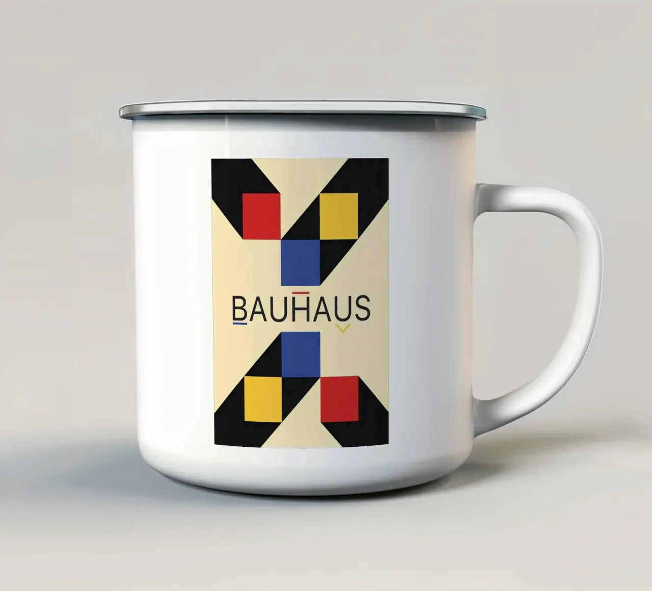 Bauhaus taza de esmalte de Maegan
