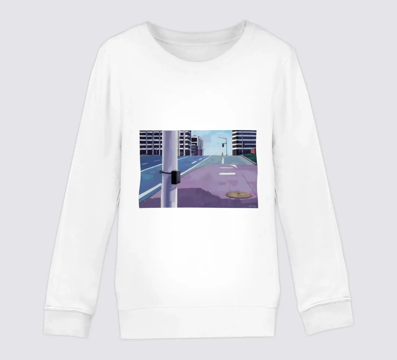 Prospettiva di Violet Street felpa bambino da Opal Strokes