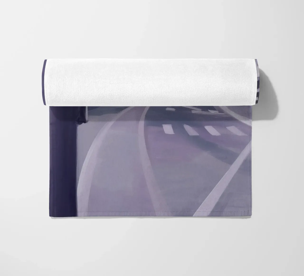 Urban Intersection Stillness beach towel by Opal Strokes