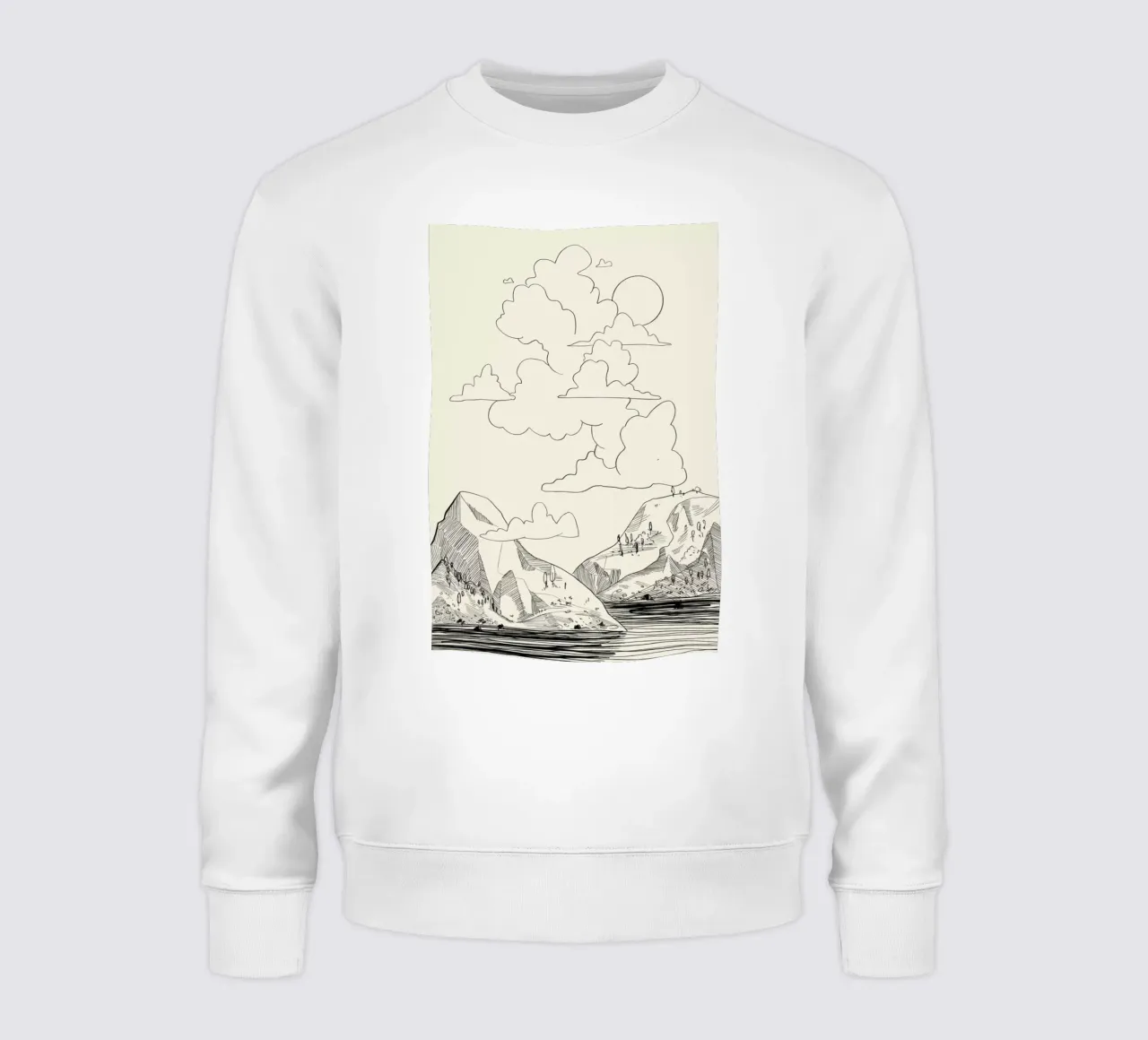 In the Clouds felpa da Graphite