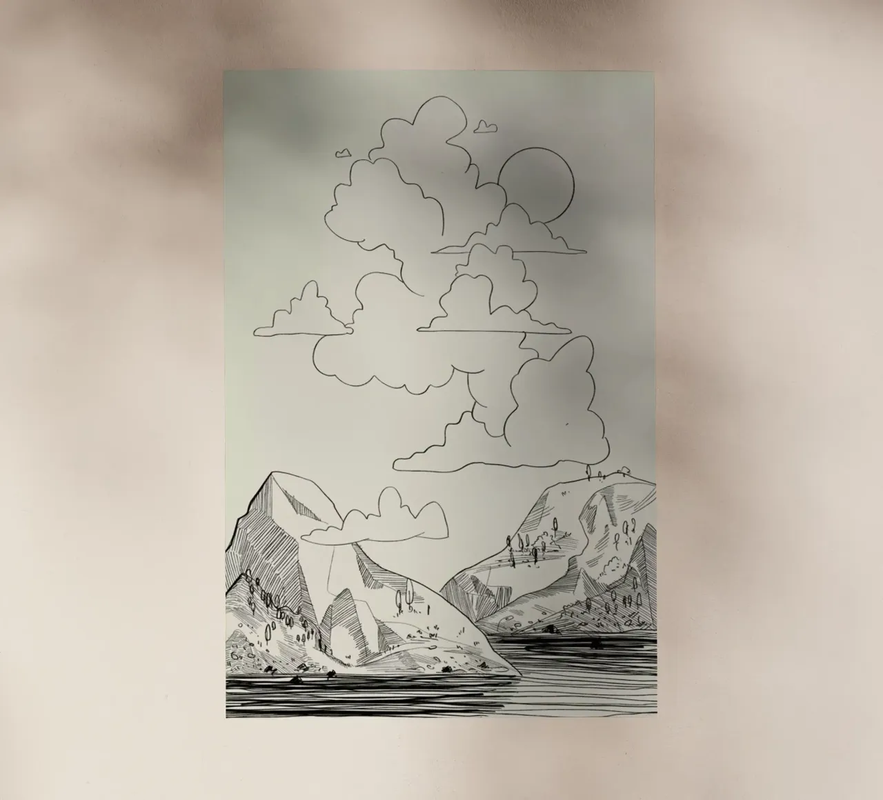 In the Clouds pellicola backlit da Graphite