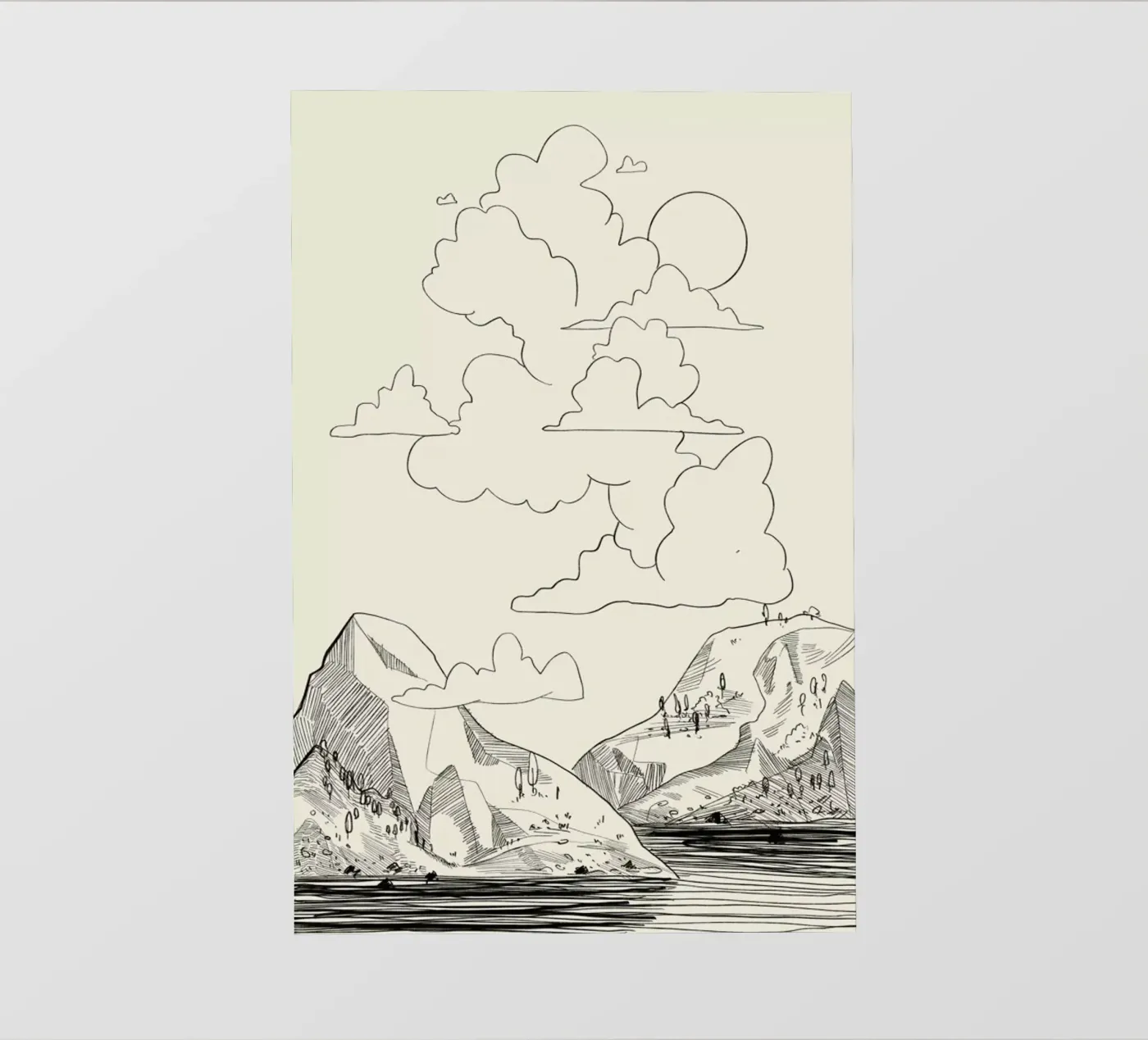 In the Clouds pellicola backlit da Graphite