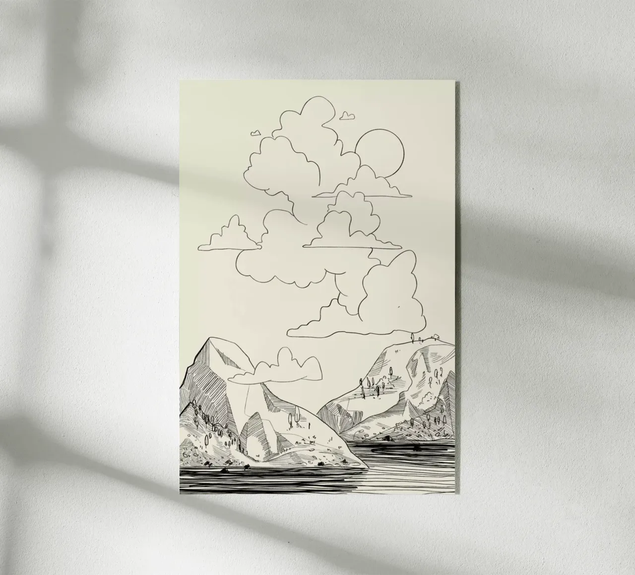 In the Clouds plexiglass da Graphite