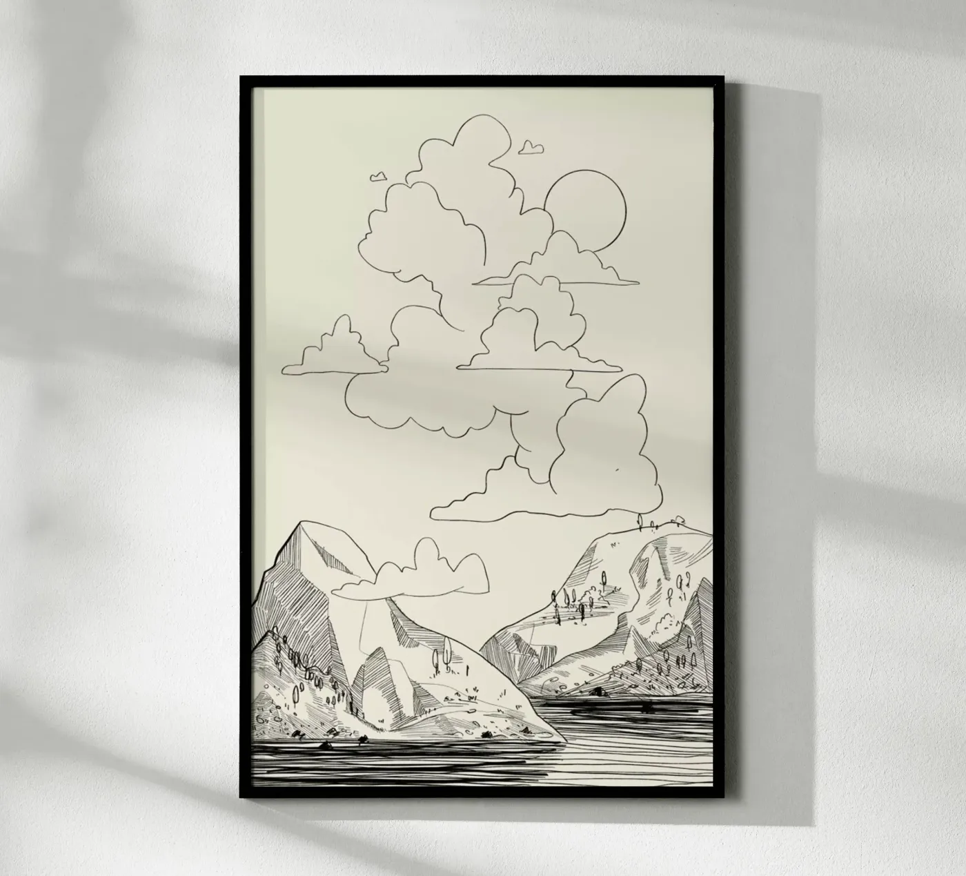 In the Clouds poster by Graphite