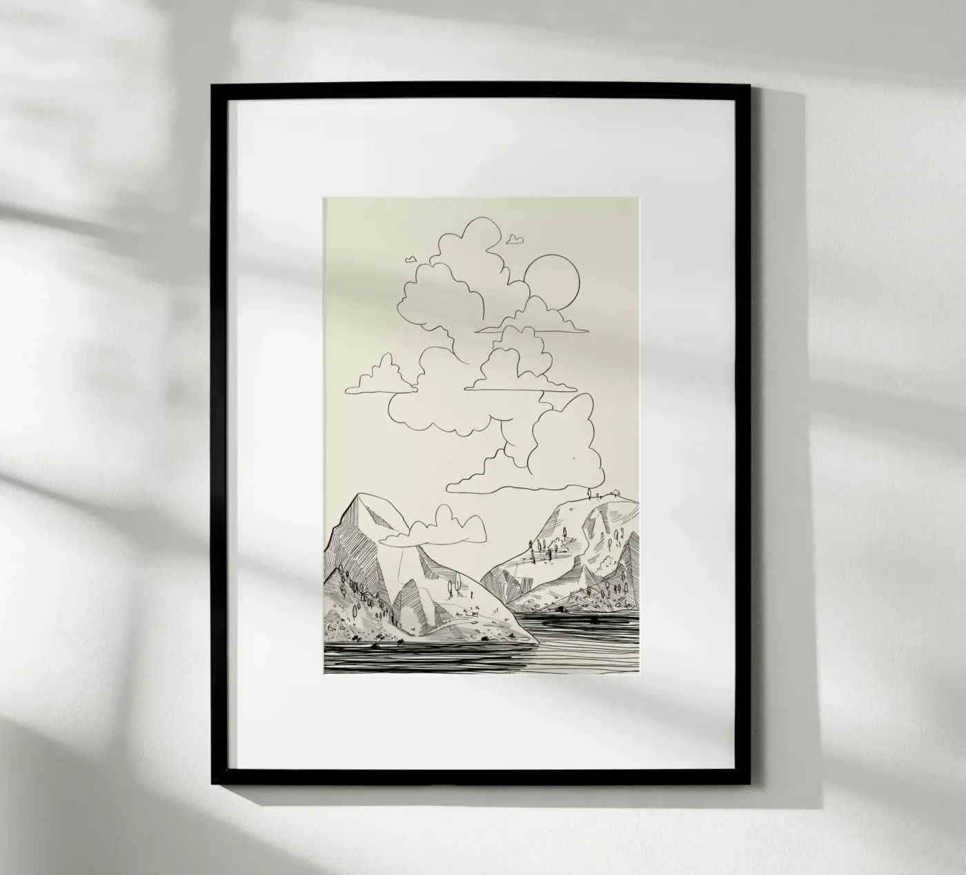 In the Clouds poster by Graphite