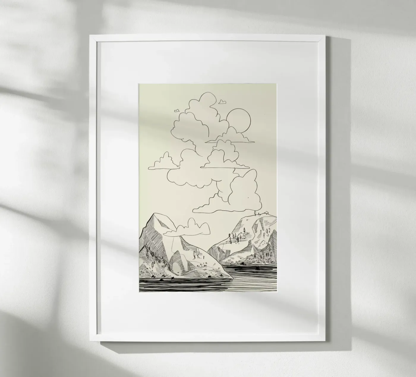 In the Clouds poster by Graphite