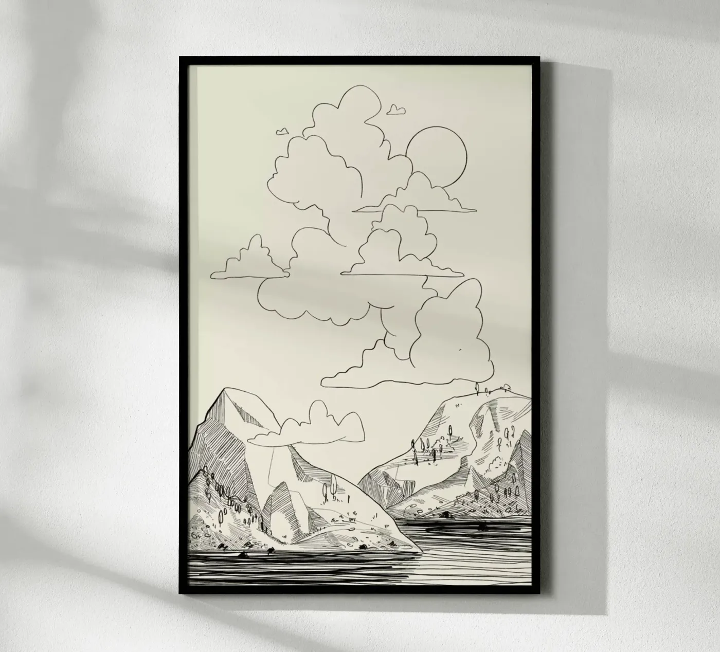 In the Clouds poster by Graphite