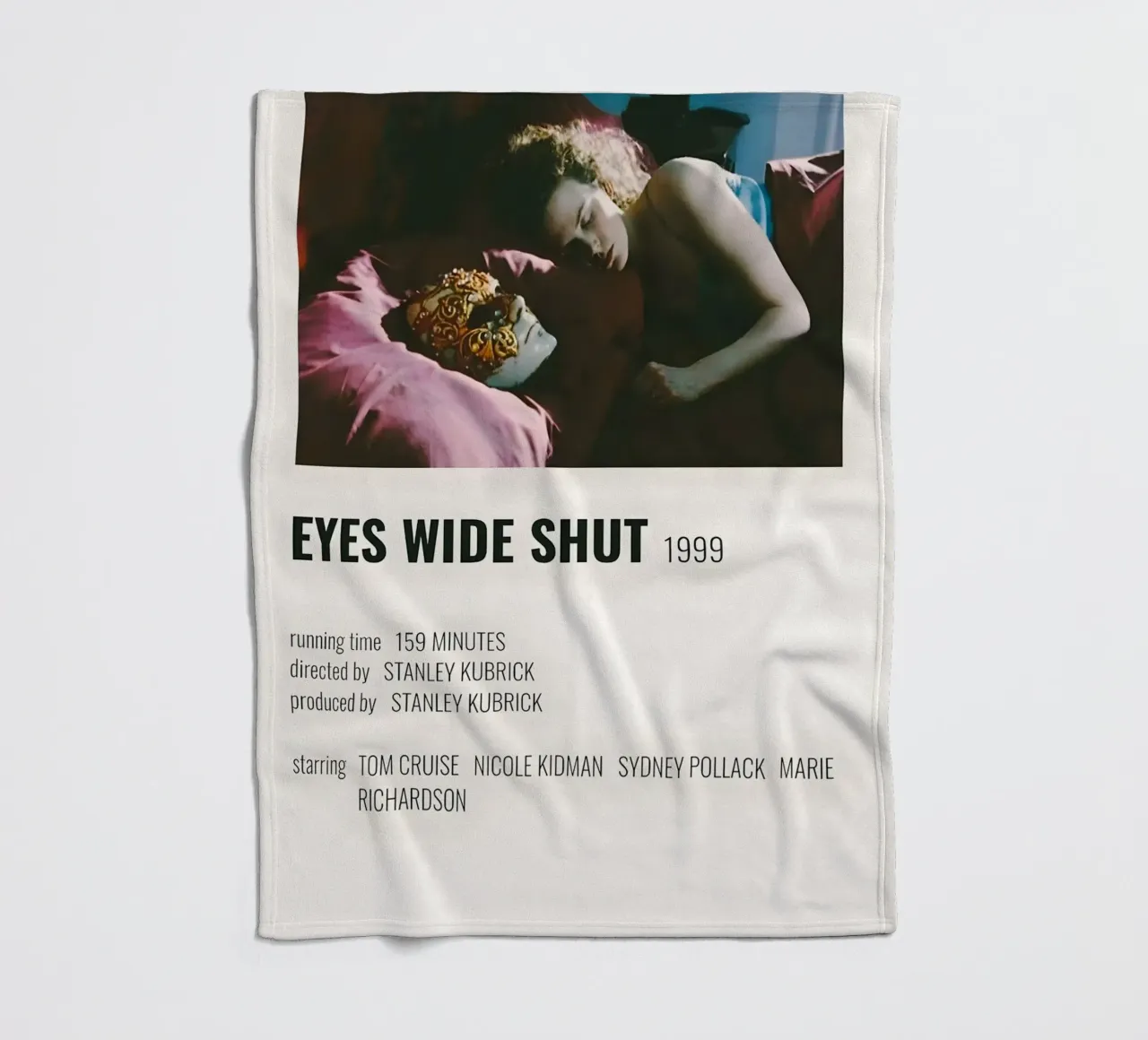 EYES WIDE SHUT 1999 coperta in pile da MVFminimalist