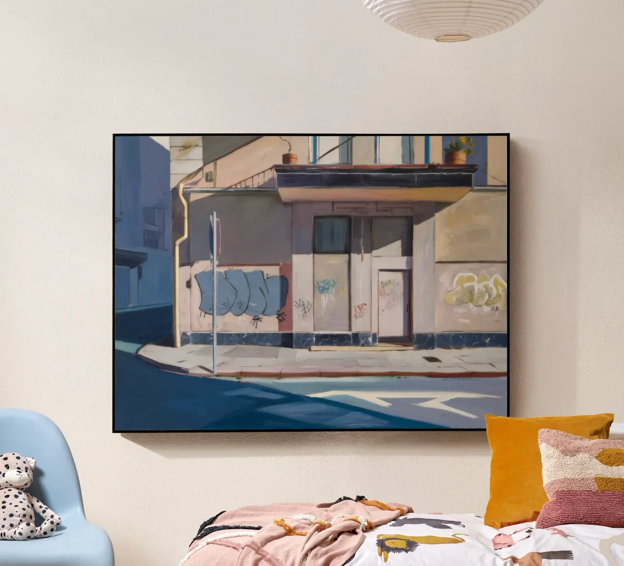 Graffiti Shadow Play plexiglass da Opal Strokes