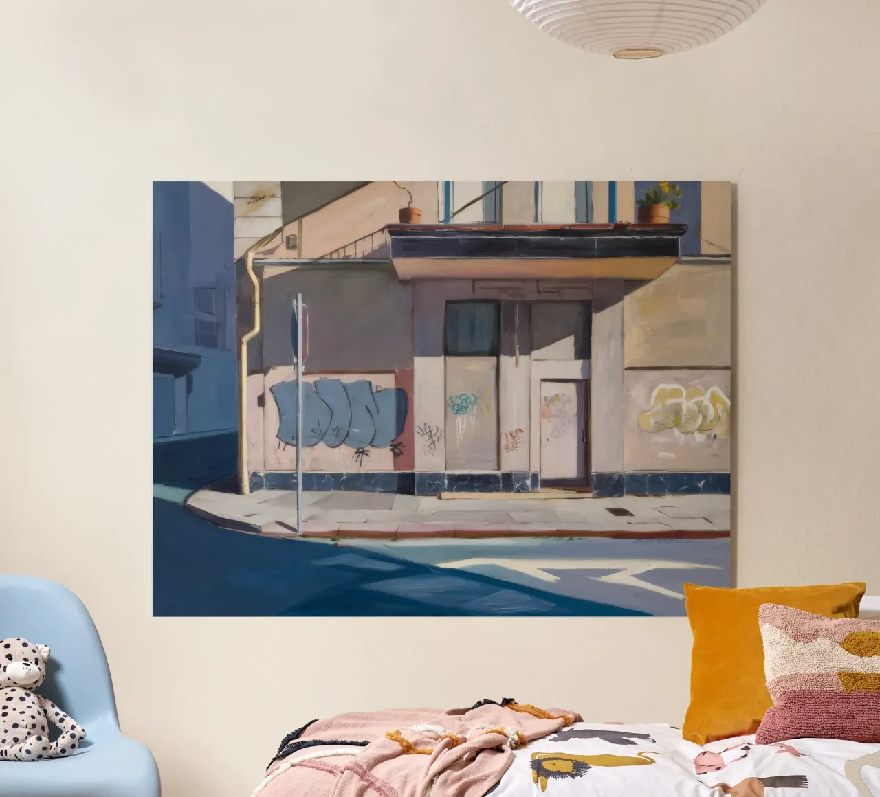 Graffiti Shadow Play plexiglass da Opal Strokes