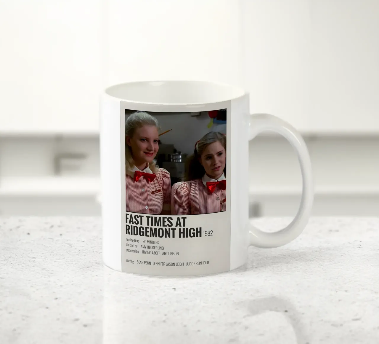 FAST TIMES AT RIDGEMONT HIGH 1982 tazza in ceramica da MVFminimalist