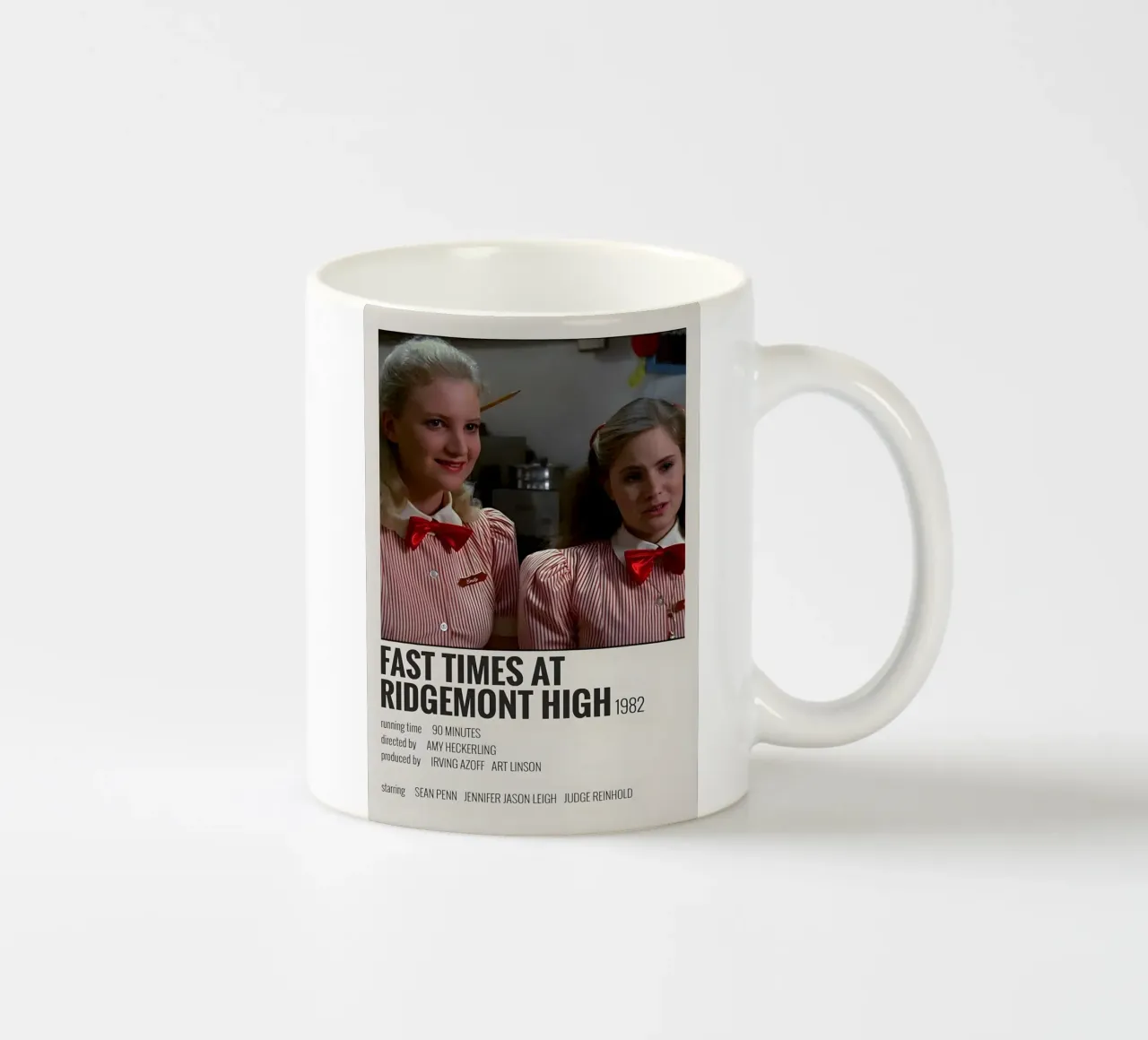 FAST TIMES AT RIDGEMONT HIGH 1982 tazza in ceramica da MVFminimalist