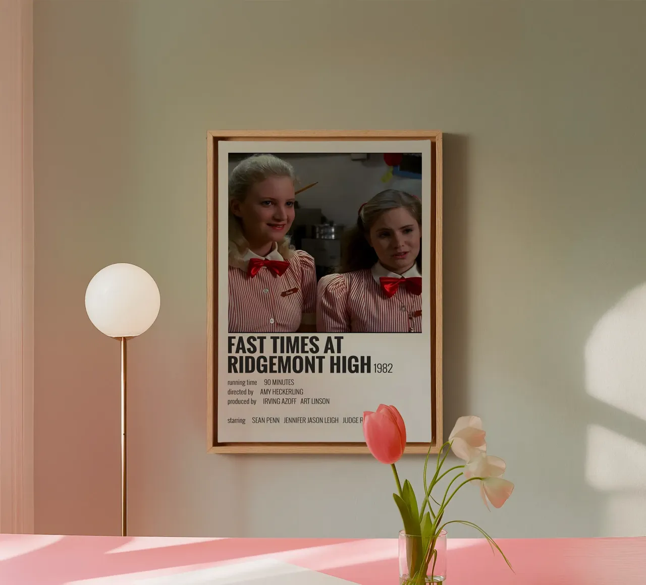 FAST TIMES AT RIDGEMONT HIGH 1982 canvas by MVFminimalist