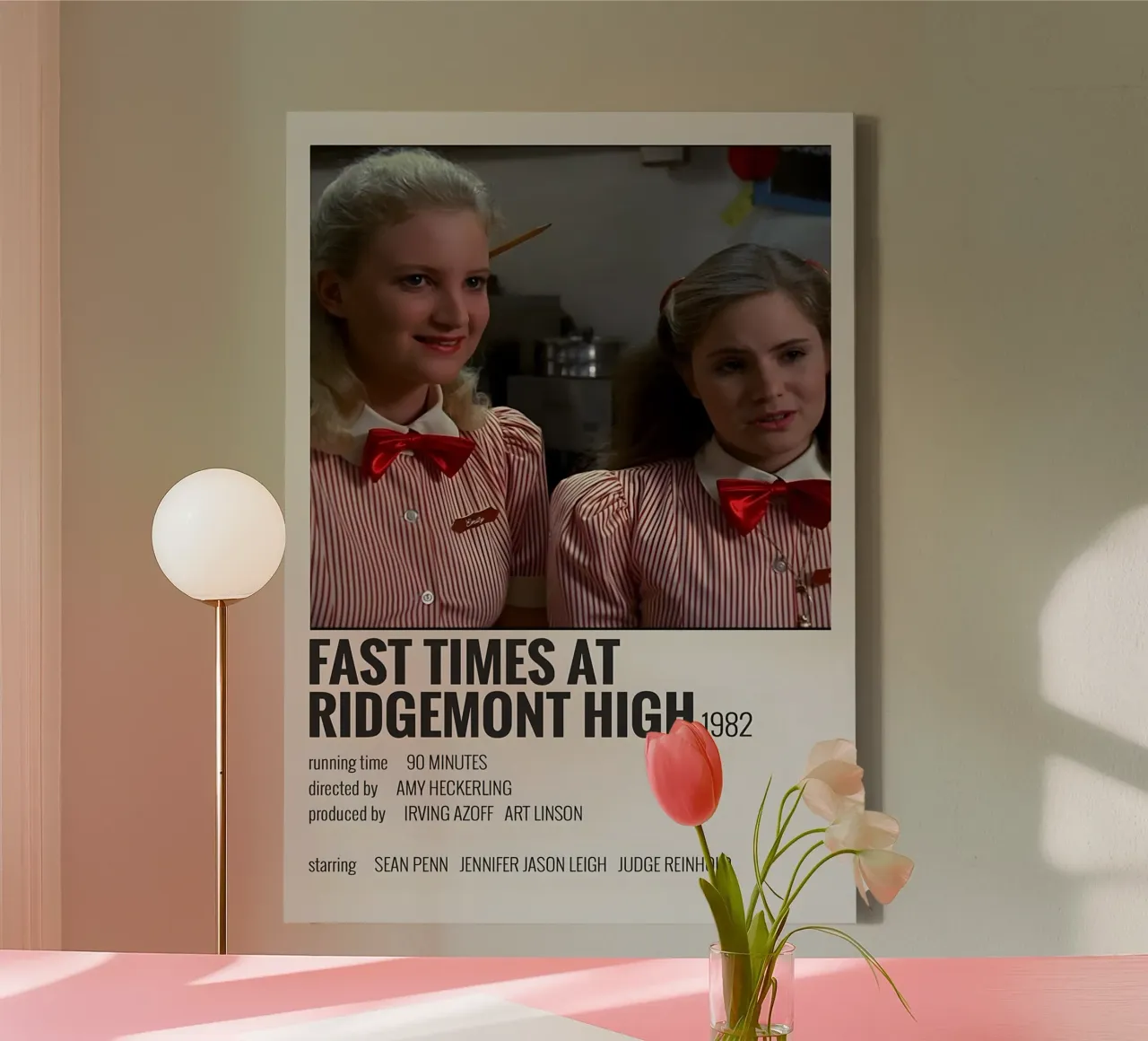FAST TIMES AT RIDGEMONT HIGH 1982 canvas by MVFminimalist
